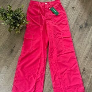 Bright Pink Cargo Pants